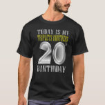 Vandaag is mijn Triplet Brother 20th Birthday Part T-shirt<br><div class="desc">Vandaag is mijn Triplet Brother 20th Birthday party 20 Years old .</div>