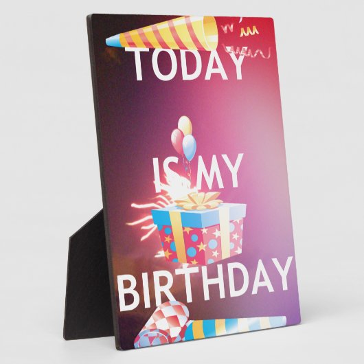 VANDAAG IS MIJN TWEEDE DAG FOTOPLAAT (Zijkant)