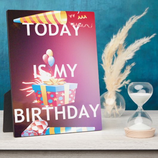 VANDAAG IS MIJN TWEEDE DAG FOTOPLAAT (Zijkant)