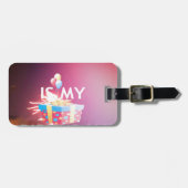 Vandaag is mijn verjaardag Art Print Bagagelabel (Voorkant horizontaal)