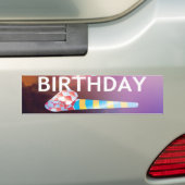 Vandaag is mijn verjaardag Art Print Bumpersticker (Op auto)