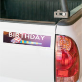 Vandaag is mijn verjaardag Art Print Bumpersticker (Op Truck)