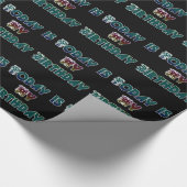 Vandaag is mijn verjaardag Art Print Cadeaupapier (Hoek)