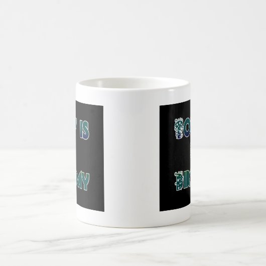 Vandaag is mijn verjaardag Art Print Koffiemok (Center)