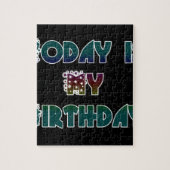 Vandaag is mijn verjaardag Art Print Legpuzzel (Verticaal)