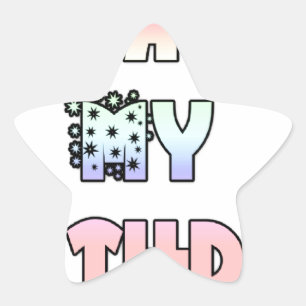 Vandaag is mijn verjaardag Art Print Ster Sticker