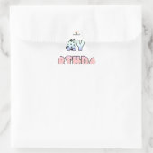 Vandaag is mijn verjaardag Art Print Sticker (Tas)