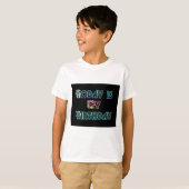 Vandaag is mijn verjaardag Art Print T-shirt (Voorkant volledig)