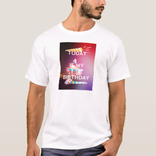 Vandaag is mijn verjaardag Art Print T-shirt