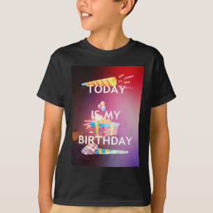Vandaag is mijn verjaardag Art Print T-shirt
