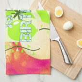 Vandaag is mijn verjaardag theedoek (Quarter Fold)