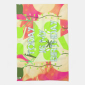 Vandaag is mijn verjaardag theedoek (Verticaal)