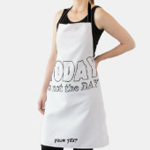 Vandaag is niet de dag schort (Insitu)