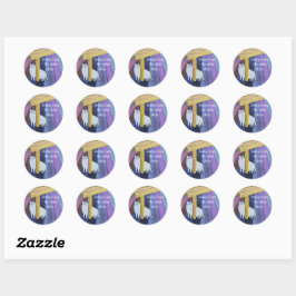 Vandaag is niet zoals andere dagen ronde sticker