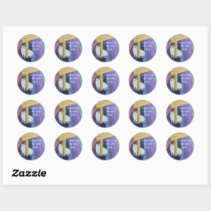 Vandaag is niet zoals andere dagen  ronde sticker