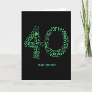 VANDAAG IS "UW DAG" GEBEURD **40th* LADY!!!! Kaart