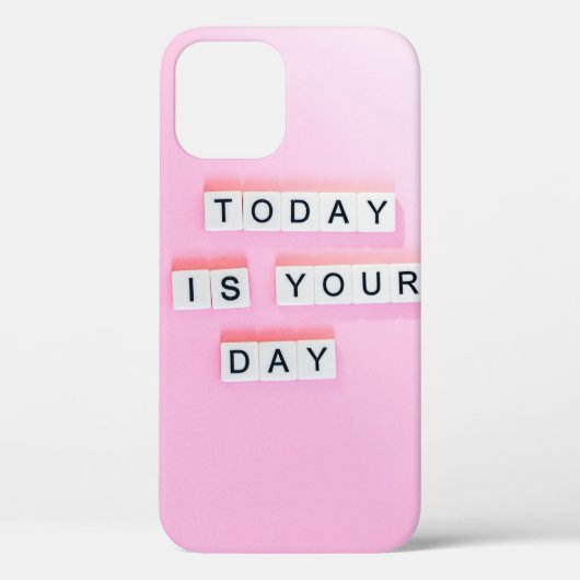 VANDAAG IS UW DAG - GEEF MOTIVATIE QUOTES OP PI Case-Mate iPhone CASE (Achterkant)