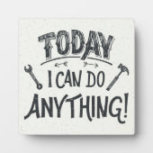 Vandaag kan ik alles doen fotoplaat (Voorkant)