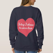 Vandaag kies ik ervoor om van een sweatshirt te dr (Achterkant)