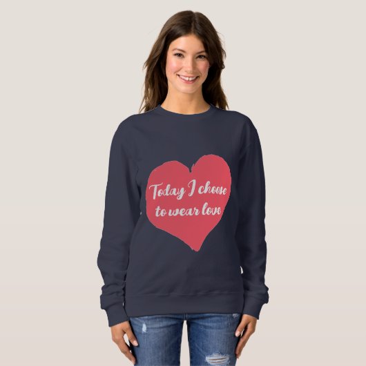 Vandaag kies ik ervoor om van een sweatshirt te dr (Voorkant volledig)