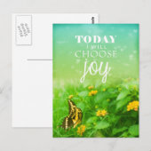 Vandaag kies ik Joy Briefkaart (Voorkant / Achterkant)