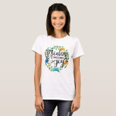 Vandaag kies ik Joy | Floral T-shirt (Voorkant volledig)