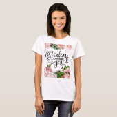 Vandaag kies ik Joy | Floral T-shirt (Voorkant volledig)