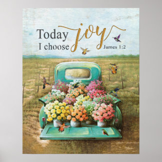 Vandaag kies ik Joy Hummingbird Poster