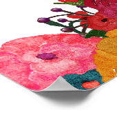 Vandaag kies ik Joy | Kunst van Floral Poster (Hoek)