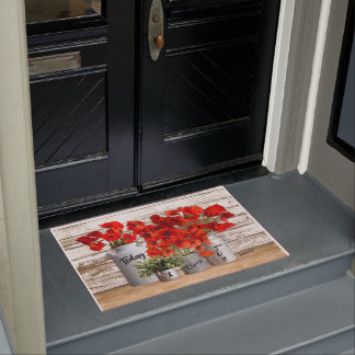 Vandaag kies ik Joy Poppies Doormat Deurmat