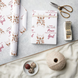 Vandaag kies ik voor de Vrede die van God komt Cadeaupapier