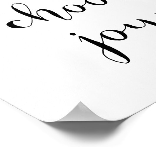 Vandaag kies ik voor het poster van plezier (Hoek)