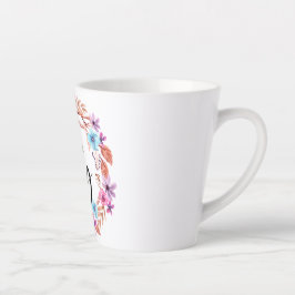 Vandaag kies ik voor Joy Inspirerend Quote Pink Fl Latte Mok