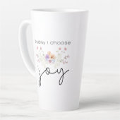 Vandaag kies ik voor Joy Inspirerend Wildflowers Latte Mok (Linkerhoek)