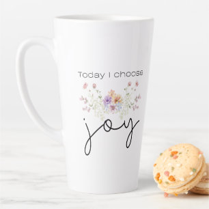 Vandaag kies ik voor Joy Inspirerend Wildflowers Latte Mok