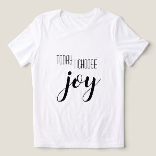 Vandaag kies ik voor Joy Motivatie Quote Tri-Blend Shirt