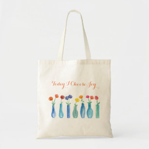 Vandaag kies ik voor Joy Waterverf Rose Bouquet Tote Bag