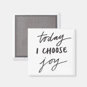 Vandaag kies ik voor plezier magneet (Voorkant / Achterkant)