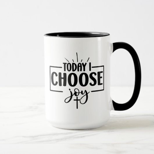Vandaag Kies Ik Voor Vreugde Mok (Rechts)