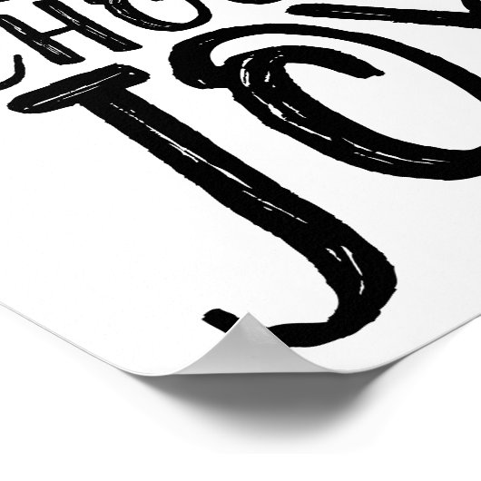 VANDAAG KIES IK VOOR VREUGDE Motivatieposters Poster (Hoek)