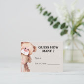 Vandaag kunnen we bijna wachten Gissen Hoeveel Gam Informatiekaartje (Staand voorkant)