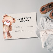 Vandaag kunnen we bijna wachten Gissen Hoeveel Gam Informatiekaartje