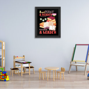 Vandaag leest een lezer een lezer die morgen een l poster