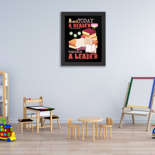 Vandaag leest een lezer een lezer die morgen een l poster