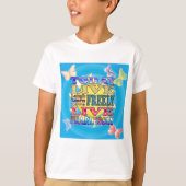 Vandaag leven, liefde, lach... t-shirt (Voorkant)