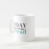 Vandaag lezen koffiemok (Voorkant links)