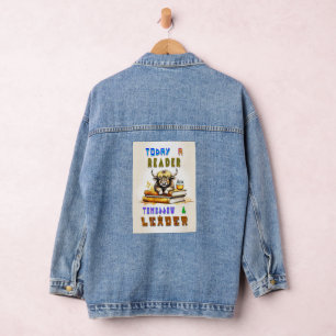 Vandaag lezer morgen een lezer denim jacket