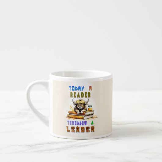 Vandaag lezer morgen een lezer espresso kop (Links)
