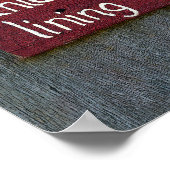 Vandaag maak ik me geen zorgen poster (Hoek)