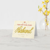 Vandaag mag ik je mijn huwelijksdag noemen kaart (Gele Bloem)